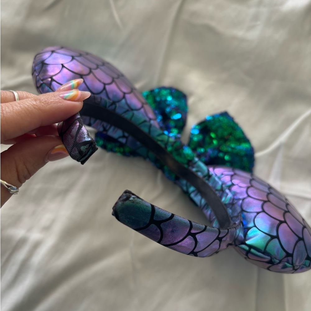 DIY Ariel Inspired Minnie Mouse Ears - Picture 3 of 3